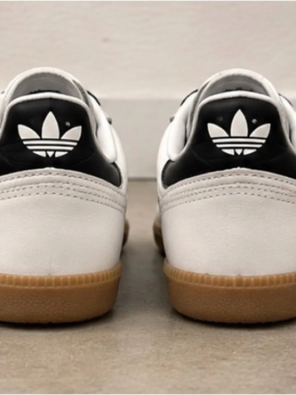 adidas samba JP cloud white Black Gum